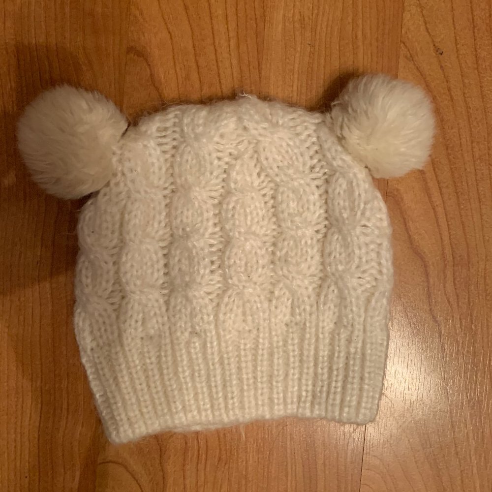White "Bear" Beanie